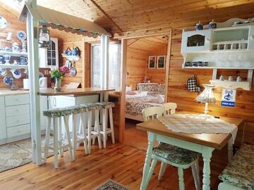 Фото номера Шале Лоджи Domek Letniskowy na Kaszubach &amp; Apartament na poddaszu г. Пуцк 46